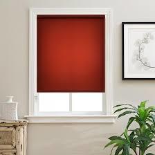 White Window Roller Plain Blinds