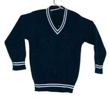 Full Length School Uniform Sweater Collar Type: V Neck