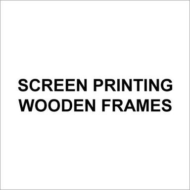 Screen Printing Wooden Frames