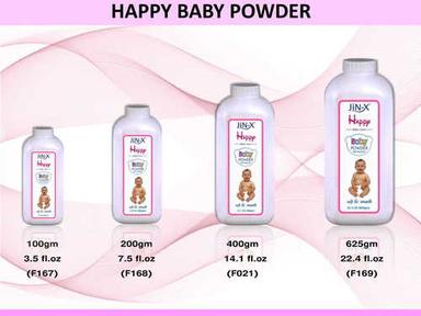 White Color Natural Happy Baby Powder