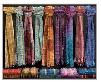 Multicolor Ladies Rayon Chenille Scarves