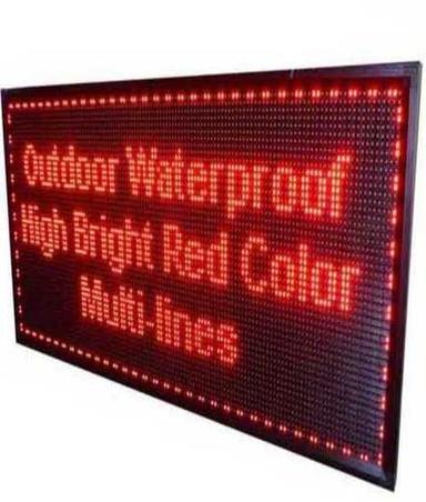 Led Scrolling Display Application: Industrial