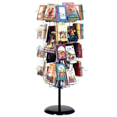 Durable Revolving Book Rack