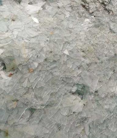 Crystal Clear Industrial Waste Glass Scrap