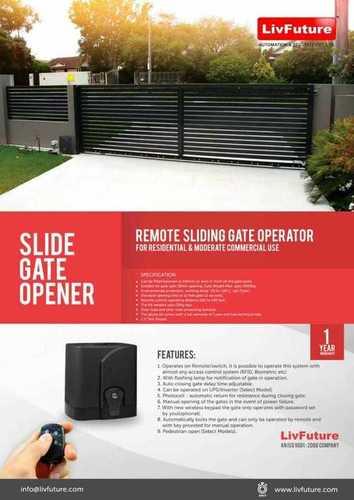 Entrance Automation System (Remote Sliding Gate Operator)