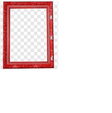 Polishing Decorative Red Picture Frames 