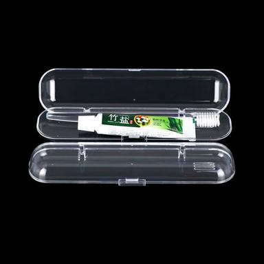 Plastic Clear Storage Toothbrush Box Size: 201 X 49 X 26Mm