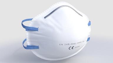 White Disposable Surgical Face Mask