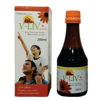 V-Liv Syrup Liver Tonic - 200 Ml Ingredients: Herbal Extract