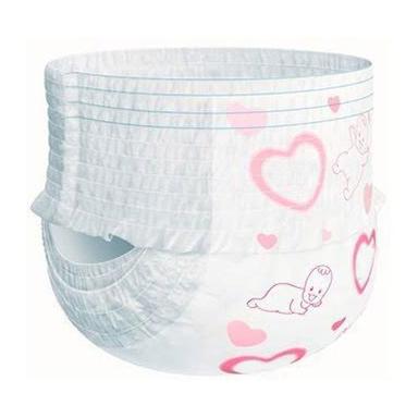 White Disposable Pull Up Baby Diaper