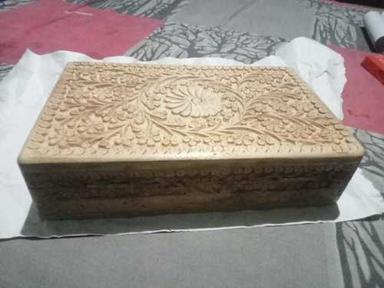Polishing Handmade Wooden Carved Box