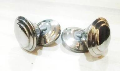 Round Silver Color Steel Knobs