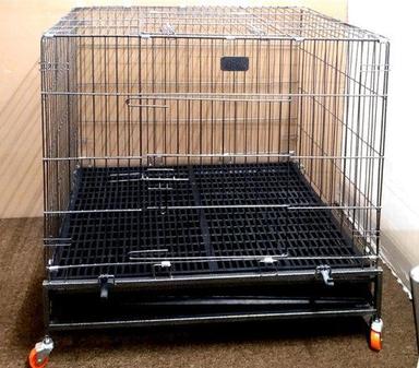 Iron Stainless Steel Dog Cage