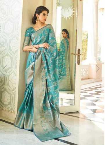 Cotton Silk Ladies Rajasthani Party Wear Saree
