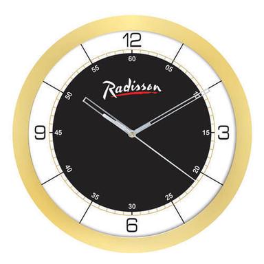 Red Sweep Movement Round Wall Clock