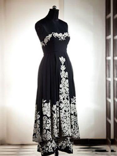 Black Soft Wool Bustier Dress