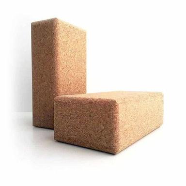 Natural Solid Yoga Cork Brick, 450Gm