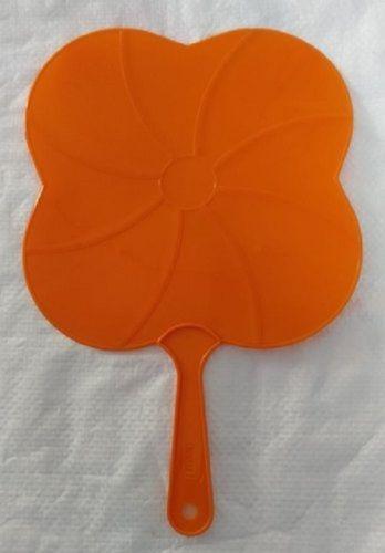 Orange Union Polymers High Strength Plastic Hand Fan