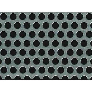 Square Hot Rolled Technic Made With Round Holes Gi Perforated Sheet
