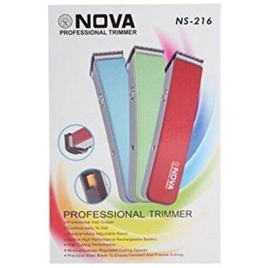 Plastic Mild Steel Material Made Ns-216 Nova Rechargeable Trimmer