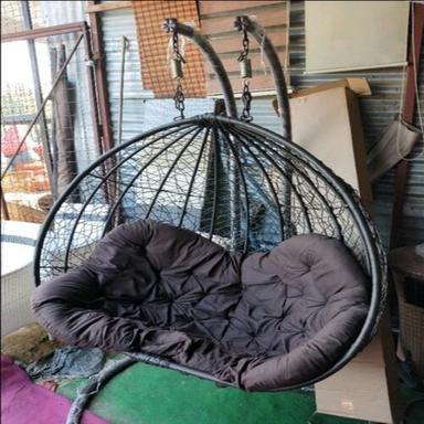 2 Seater Spider Design Hanging Swing Chair With Rope For Garden And Home Application: Hotel