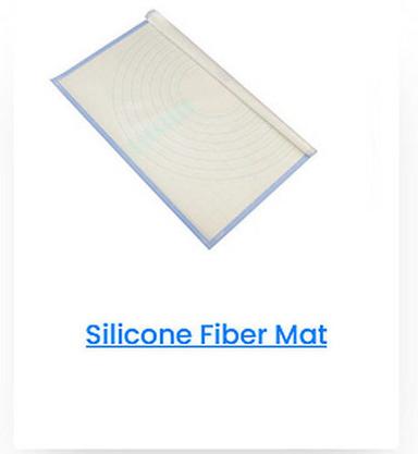 White Anti Slip Silicone Fibre Mat