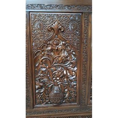 Paint Finish Rectangular Shape Antique Appearance Wooden Carving Panel Application: Kitchen