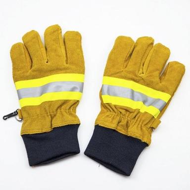 Multicolor Reusable S-Xl Size Fire Fighting Heat Resistant Kevlar Safety Full Finger Hand Gloves