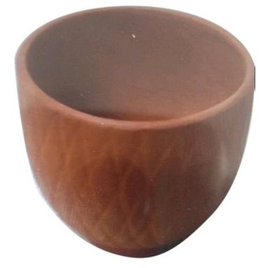Eco-Friendly Brown Washable Reusable 80-300 Ml Terracotta Clay Water Drinking Glass