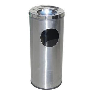 Stainless Steel 202 Polished Surface Finishing Mofna Ashtray Bin With 20 Litre Capacity Application: Home