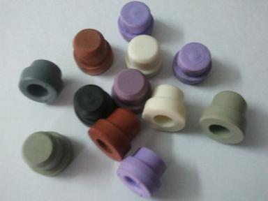 Heat Resistance Smooth Rubber Stoppers with High Tensile Strength