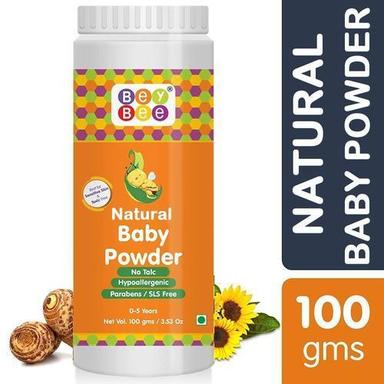 Parabens And Sls Free Natural Baby Powder For New Born Baby 0-5 Years Weight: 100 Grams (G)