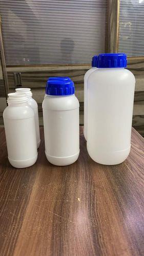 White Plain Fine Finish Light Weight HDPE Bottles