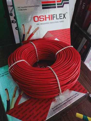 1.5 Sq Mm Red Color Electric Wire Roll For Electric Wiring With 90 Meter Length