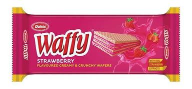 Instant Mixes Dukes Strawberry Flavored Creamy And Crunchy Waffy Wafers For Kids, 60Gram Pouch