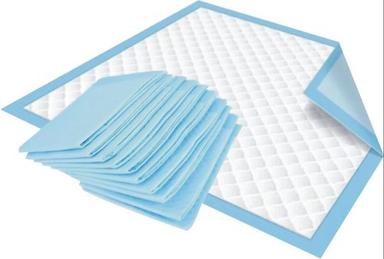 Blue Premium And Reactangular Disposable Under Pads For Medical, Personal Care