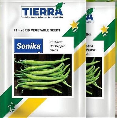 Common Hybrid Sonika Hot Pepper Seeds Pack Of 10G For Agriculture Uses