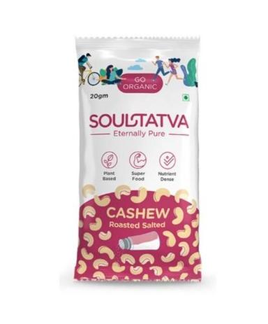 Organic 20Gm Soultatva Eternally Pure Roasted Salted Cashew, Pack Of 12