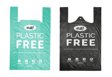 Bio Compostable Plastic Shopping Carry Bags For Retail Customers Size: Vary