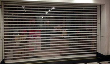 White Transparent Corrosion-Resistant Heavy-Duty Aluminium Rolling Shutter