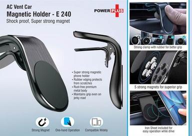 Shock Proof AC Vent Car Magnetic Phone Holder with Super Strong Magnet