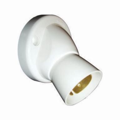 Plastic High Design Base Pendant Bulb Socket- White E27 Screw Light Bulb Lamp Holder