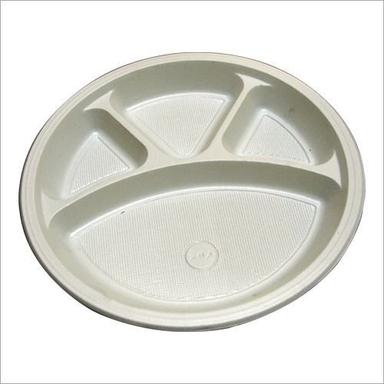 Plain Round Shape White 12 Inch Disposable Plastic Food Plate