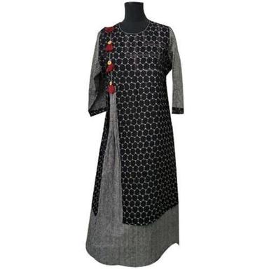 Eye Catching Look Black Georgette Kurti