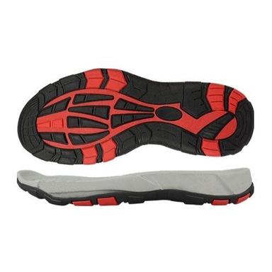 Red And Black Sleep Resistant Water Proof Rubber Phylon Shoes Sole