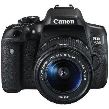 Canon EOS 750D 24.2MP Digital SLR Camera (Black) 
