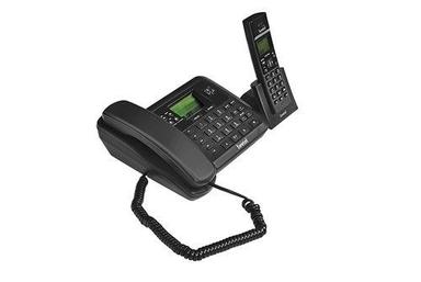 200 Grams Weighted and Rectangular Shape Lcd Display PVC Telephone Handset