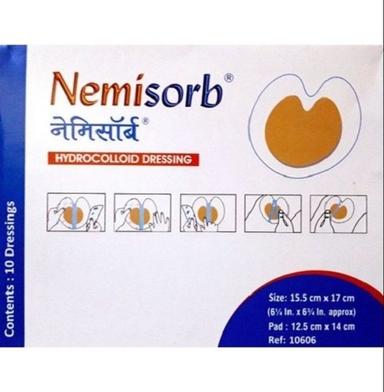 Black-White Highly Absorbable Nemisorb Hydrocolloid Wound Dressing For Wound Care