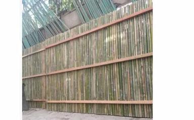 Any Colour 6 Feet Long 4 Inch Thick Outdoor Natural Round Bamboo Fencing For Outdoor Use