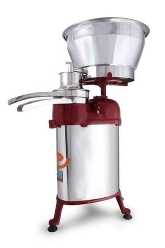 Maroon With Silver Automatic Milk Separator